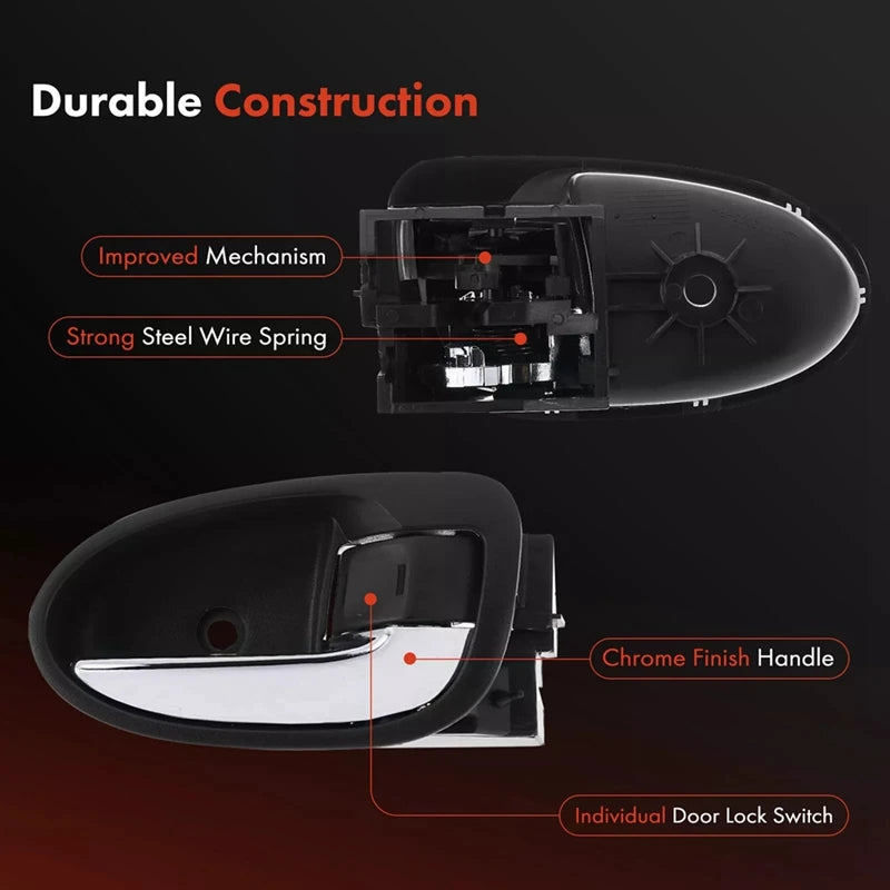 1 Pair Interior Door Handle Pull Set