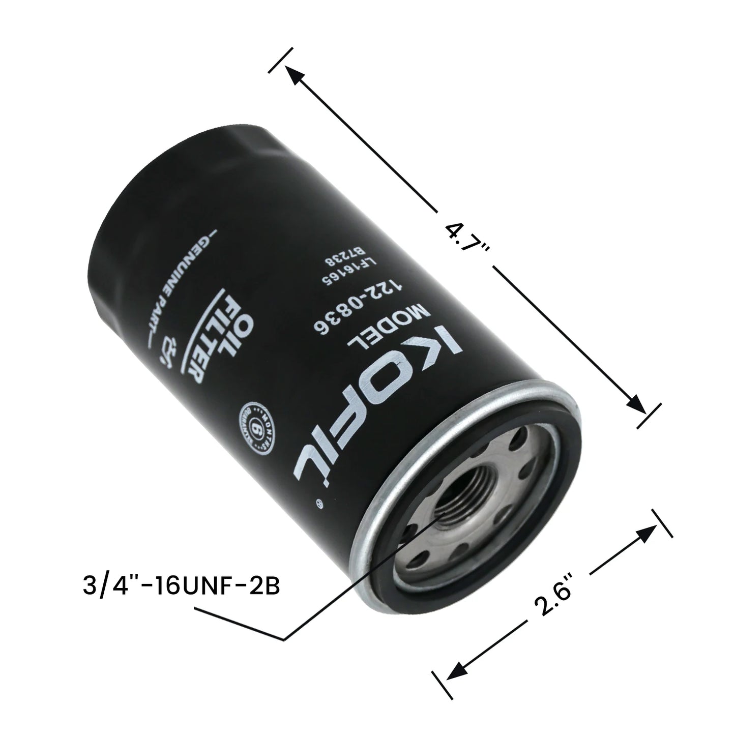 122-0836 Oil Filter – High-Performance Automotive Engine Replacement