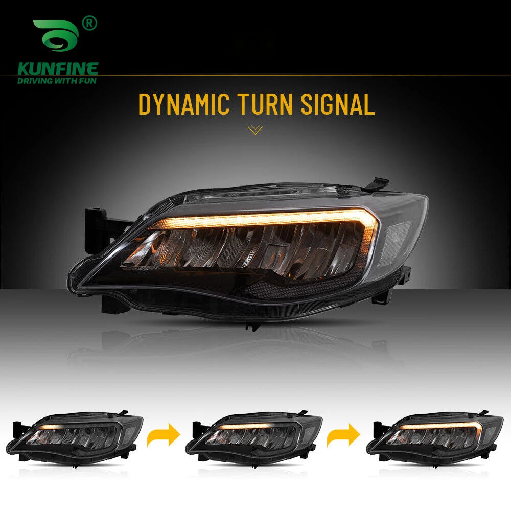 2PCs Car Headlight Assembly for Subaru Impreza WRX 2008-2014 – Left & Right