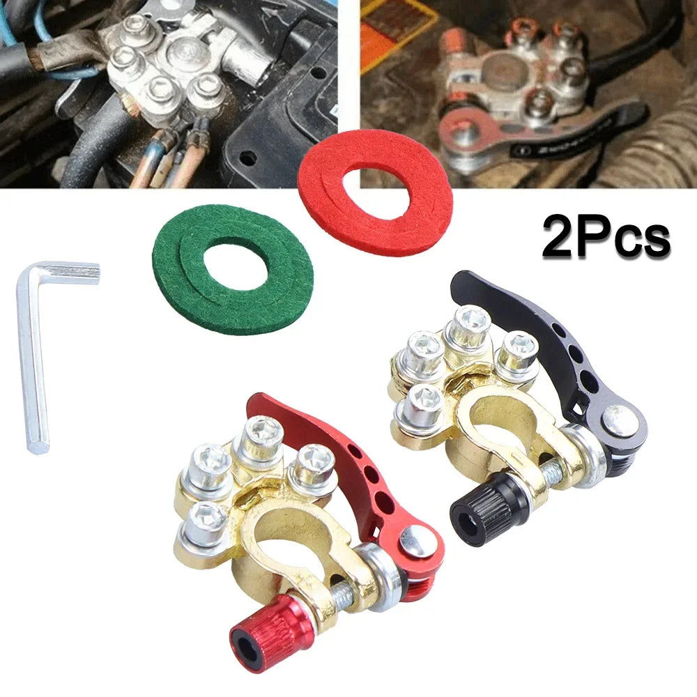 12V Battery Terminal Clamps Connectors – 2PCS