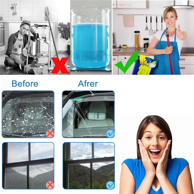 10pcs Auto Windshield Glass Cleaner