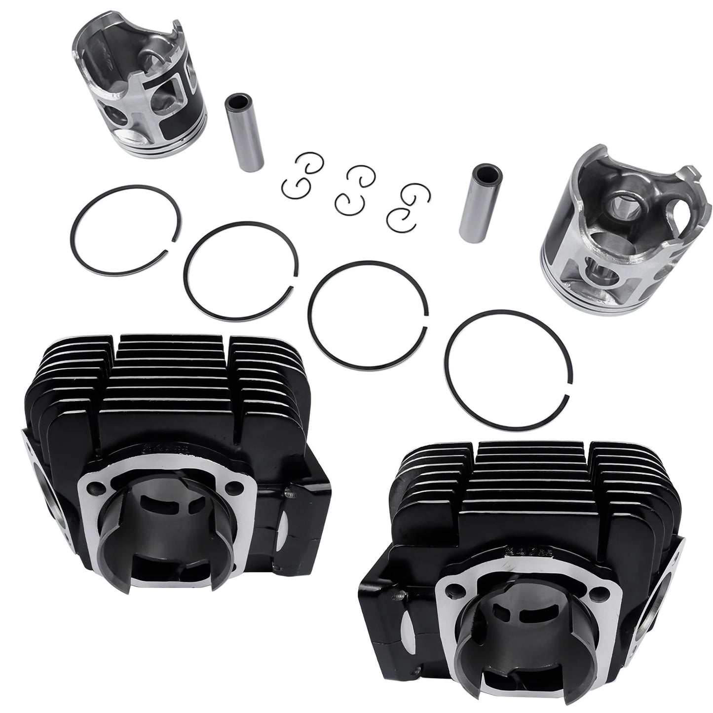 Cylinder Pistons Rings Wrist Pins Rebuild Kit For Yamaha