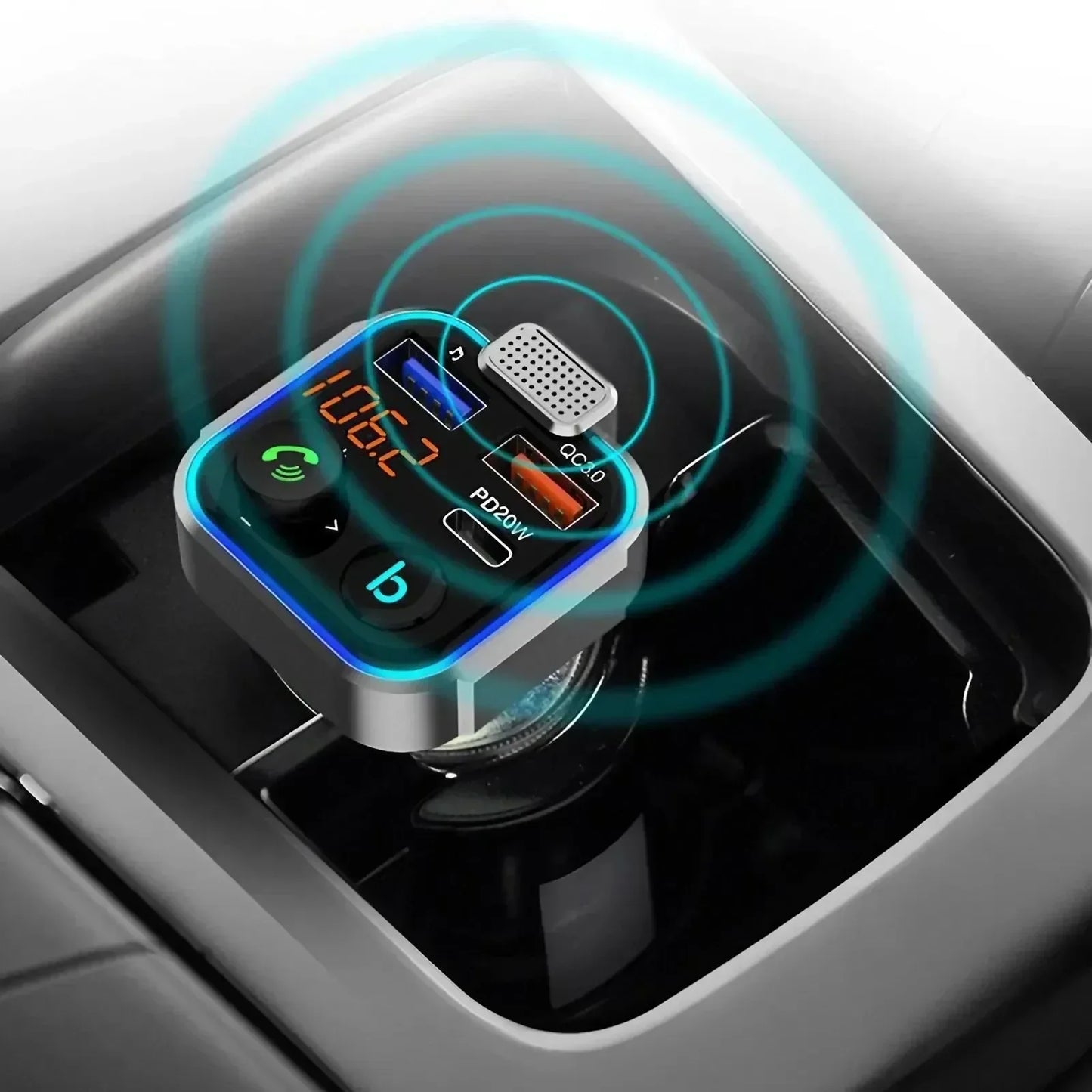 Bluetooth FM Transmitter Car Kit