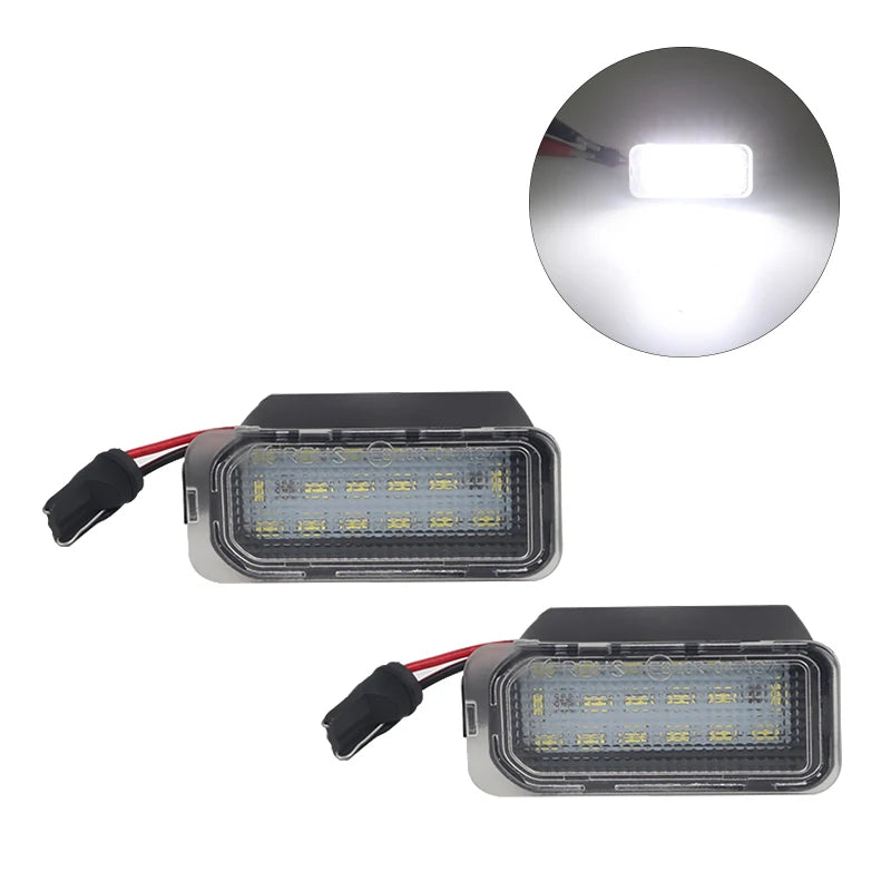 LED License Plate Lights – White LED Lamps for Ford Fiesta JA8, Focus DA3 5D & Jaguar