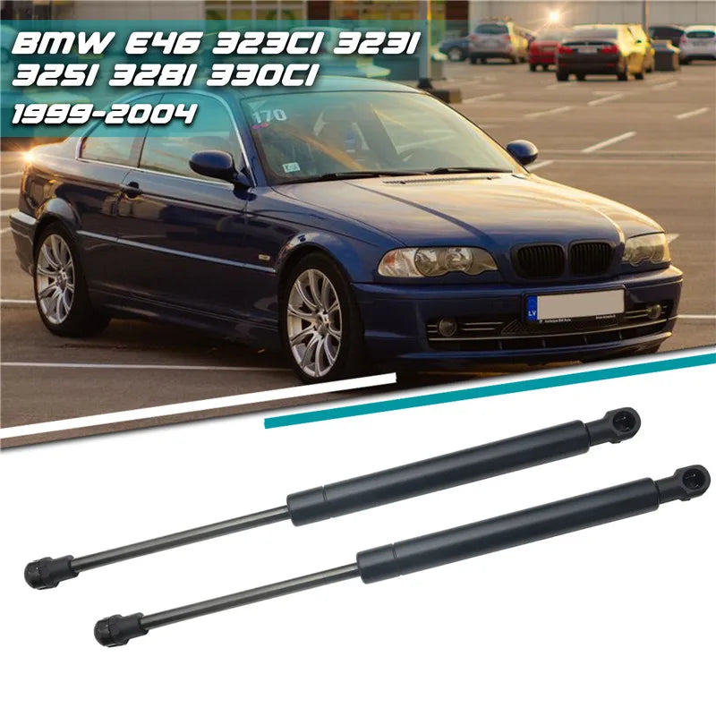 2Pcs Front Hood Bonnet Gas Struts