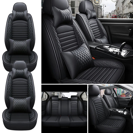 5-Seats PU Leather Car Seat Covers