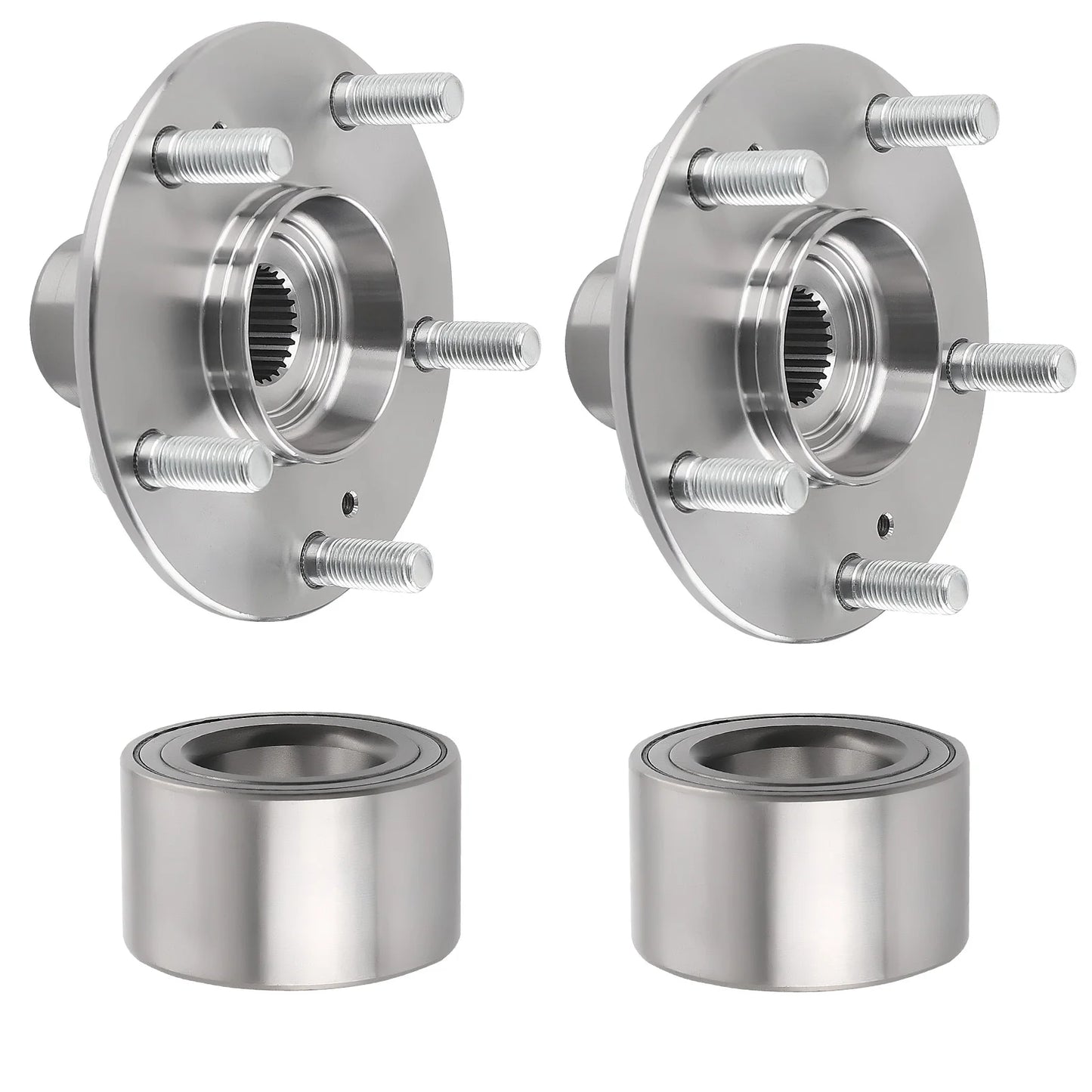 Front Wheel Bearings & Wheel Hubs – Fits Honda Civic DX, EX, LX, HF Hybrid (1.8L & 1.5L)