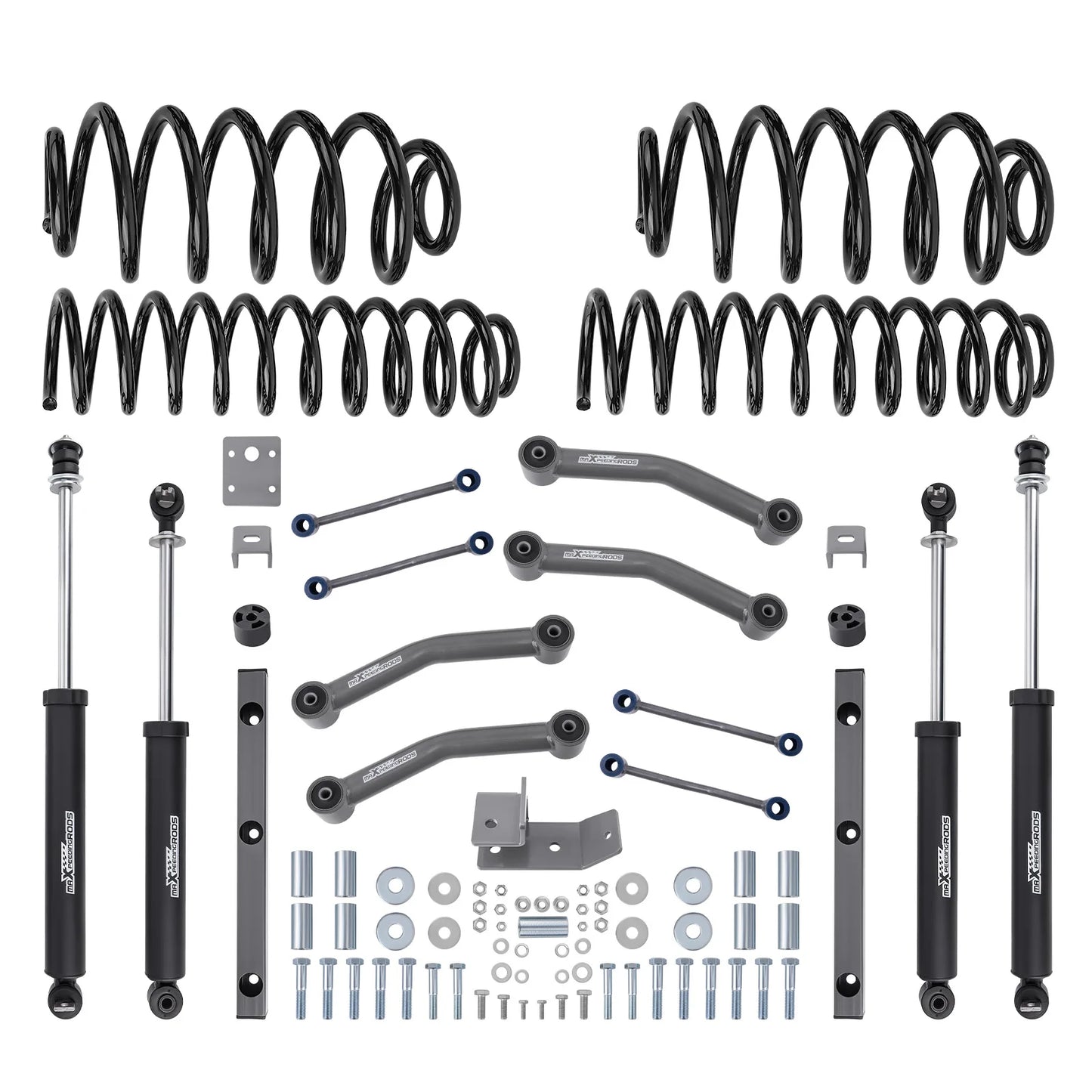 4” Lift Kit with Shock Absorbers – Fits Jeep Wrangler TJ 4WD (2003-2006)
