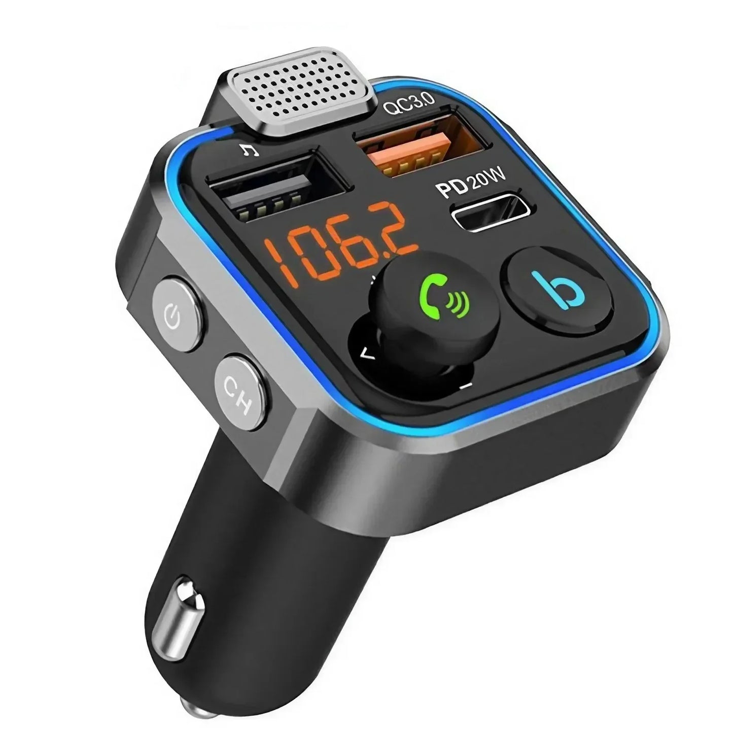 Bluetooth FM Transmitter Car Kit
