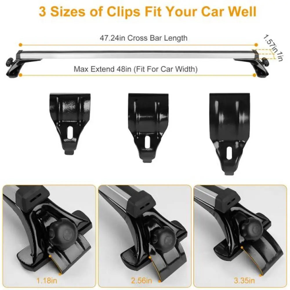 Universal Top Roof Rack Cross Bar