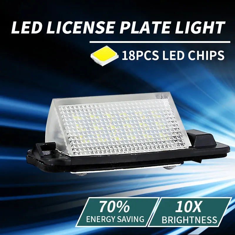 2Pcs For BMW Led License Plate Light