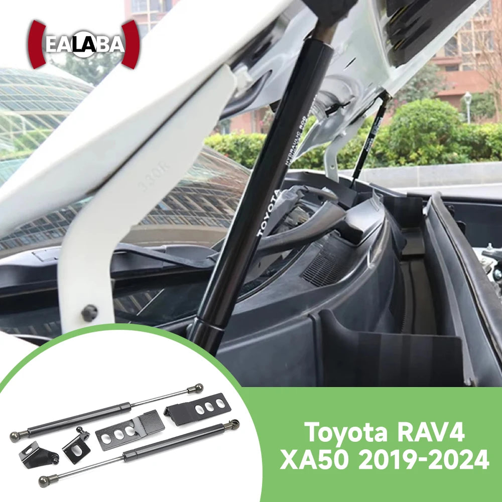 2pcs Front Bonnet Hood Lift Support Struts for Toyota RAV4 XA50 (2019–2024)