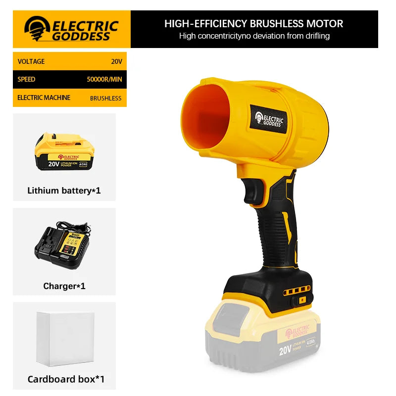 Dewalt 20V Brushless Turbo Blower – Cordless Electric Dust Blowing Tool with Battery