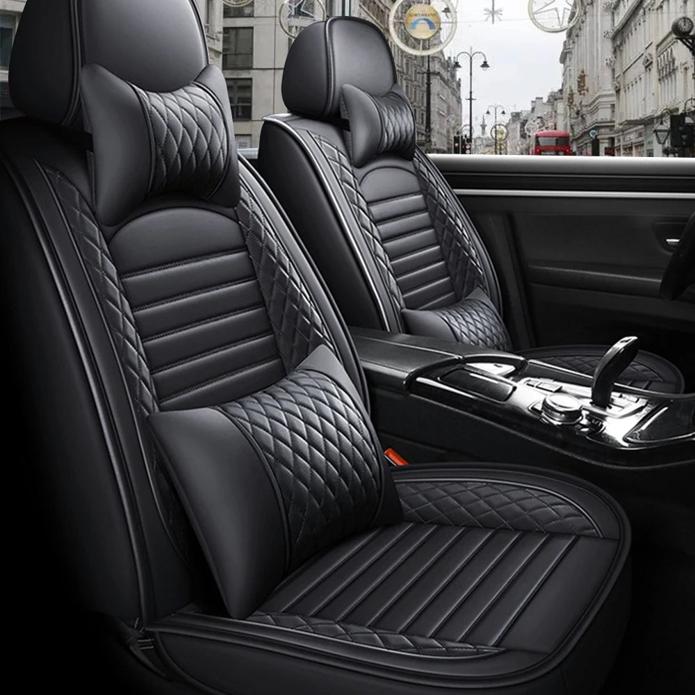 5-Seats PU Leather Car Seat Covers