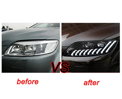 Headlights for Audi Q7 2006-2015 – Full LED Projector Lens Upgrade