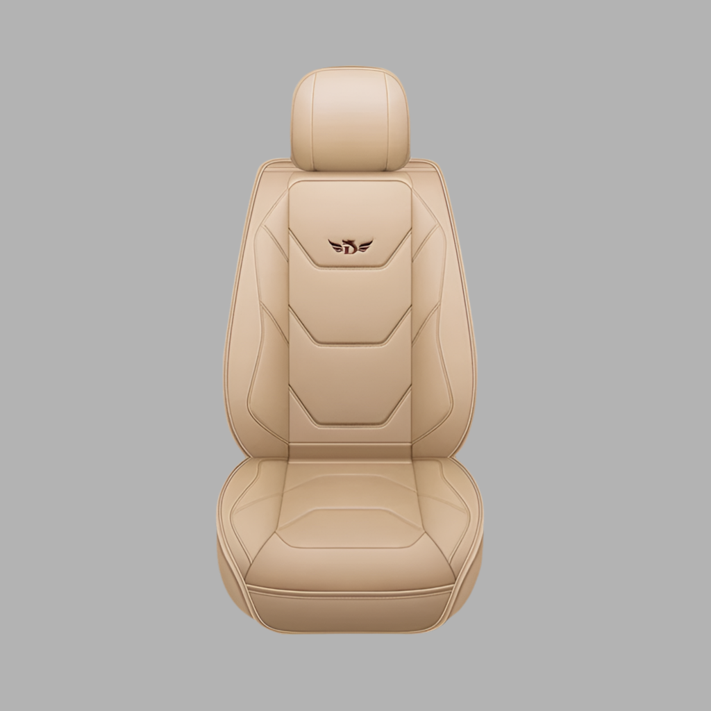 1X PU Leather Front Car Seat Cover – Universal Fit, Durable Automotive Seat Protector