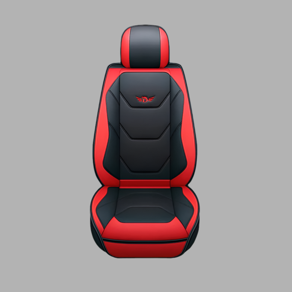 1X PU Leather Front Car Seat Cover – Universal Fit, Durable Automotive Seat Protector