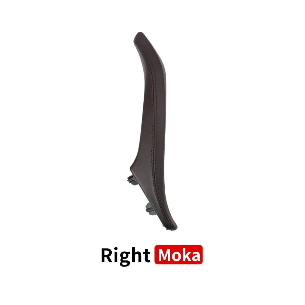 Left & Right Interior Passenger Door Leather Pull Handle Assembly for BMW F10/F11 5 Series