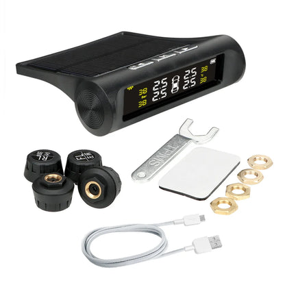Car Tyre Pressure Monitoring System Solar Powered