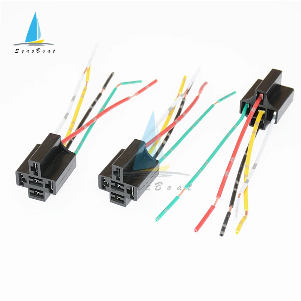 5 X 5-Pin Relay Socket Harness Connectors