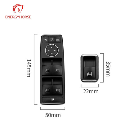 Electric Power Master Window Switch – For Mercedes-Benz A/B/CLA/GLA Class (W246, W176, W156, W117)