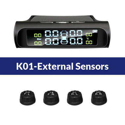 Solar Power Car Tire Pressure Monitor System