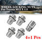 5-Piece Locking Wheel Lug Bolt & Nut Set – M12 x 1.5 for Toyota, Aluminum Alloy Anti-Theft Tire Bolts
