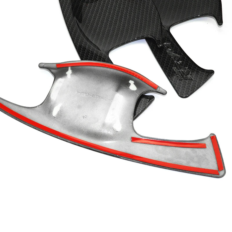 Carbon Fiber Style Side Door Handle Bowl Cover Trim – For Toyota Hilux Revo / Rogue / Rocco / Invincible (2016-2020)