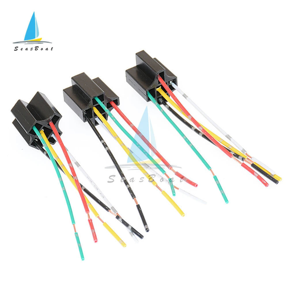 5 X 5-Pin Relay Socket Harness Connectors