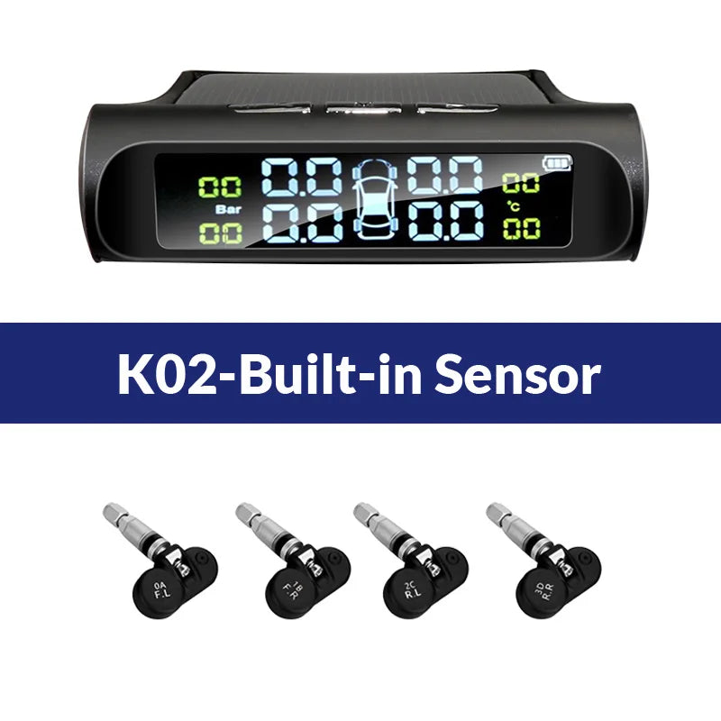 Solar Power Car Tire Pressure Monitor System