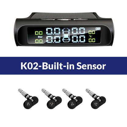 Solar Power Car Tire Pressure Monitor System