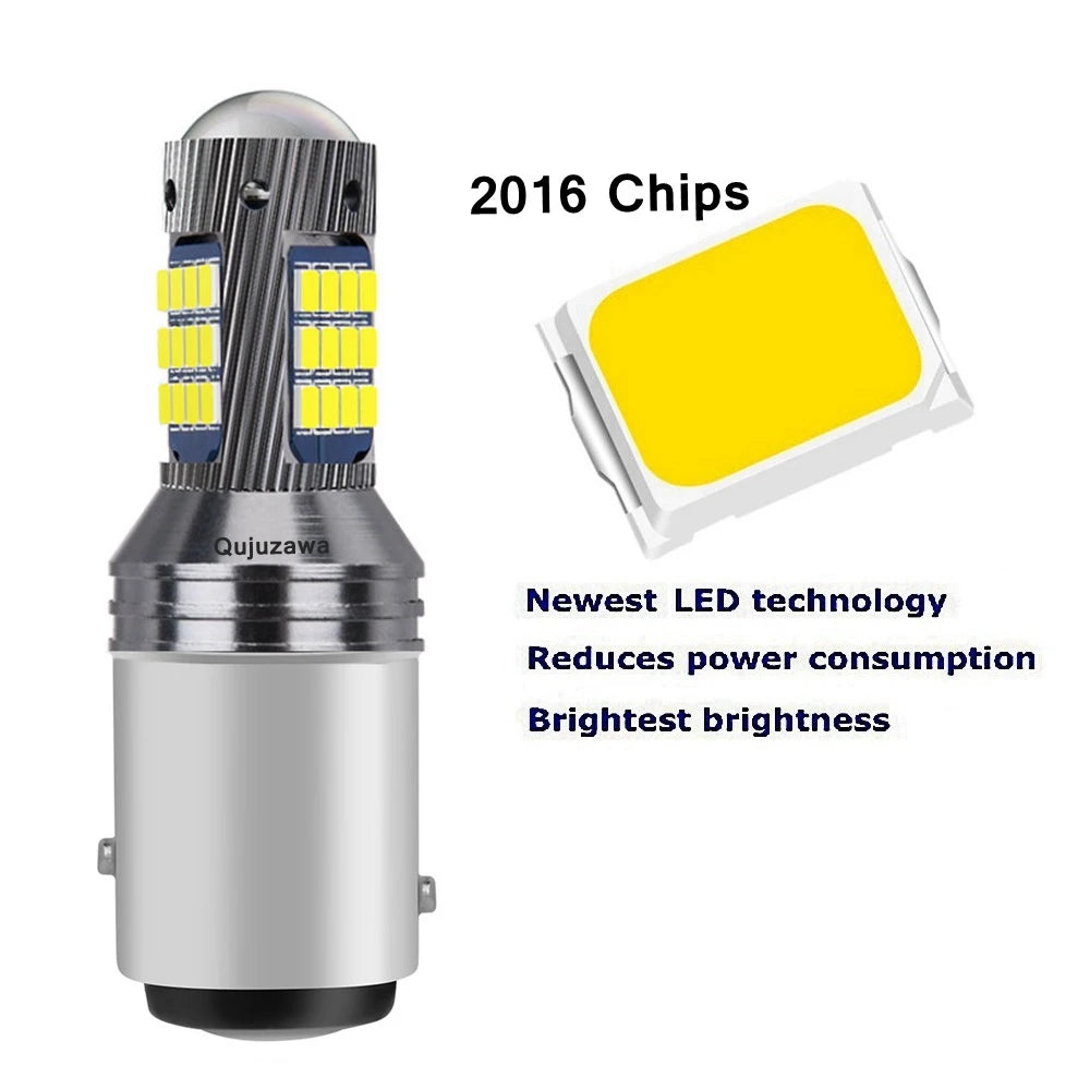 2PCS 1157 P21/5W BAY15D LED Tail Brake Bulbs