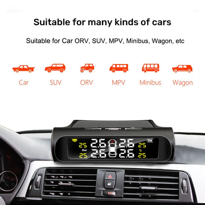 Solar Power Car Tire Pressure Monitor System