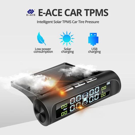 Solar Power Car Tire Pressure Monitor System