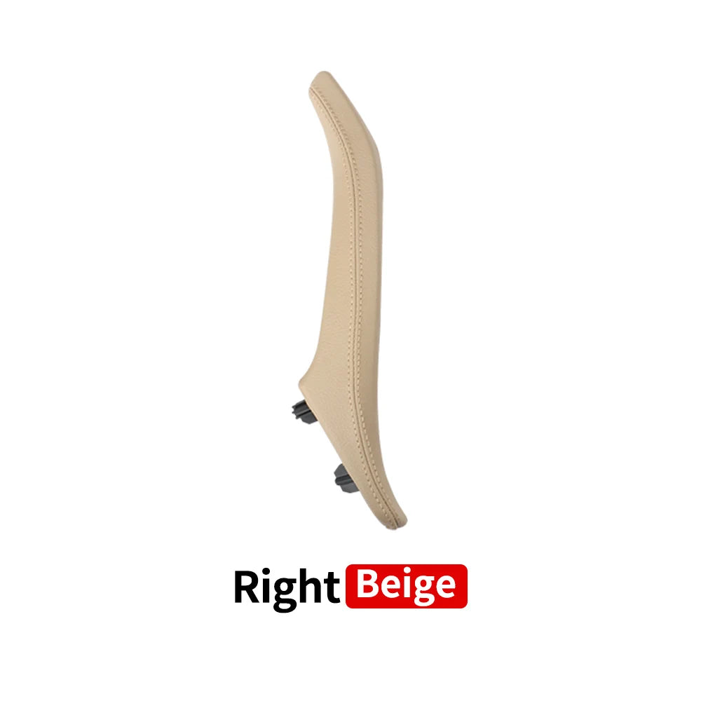 Left & Right Interior Passenger Door Leather Pull Handle Assembly for BMW F10/F11 5 Series