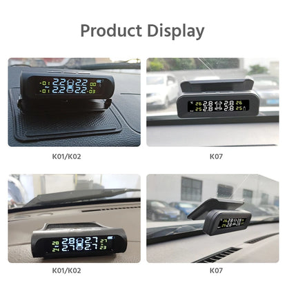 Solar Power Car Tire Pressure Monitor System