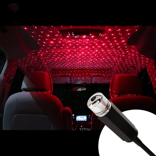 LED Car USB Atmosphere Lamp – Interior Decorative Lighting for Vehicles