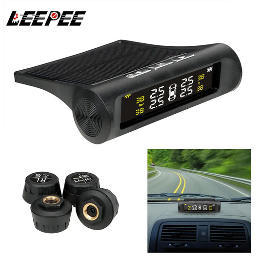 Car Tyre Pressure Monitoring System Solar Powered