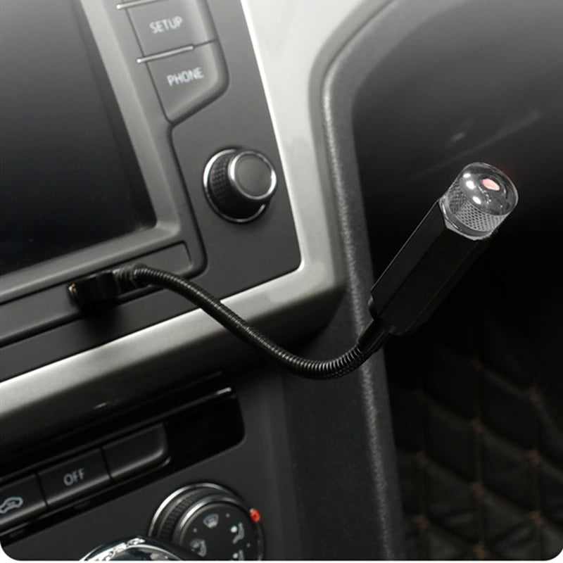 LED Car USB Atmosphere Lamp – Interior Decorative Lighting for Vehicles
