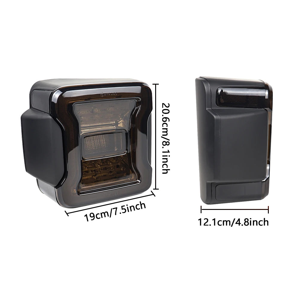 2x LED Tail Lights for Jeep Wrangler JK (2007–2017)
