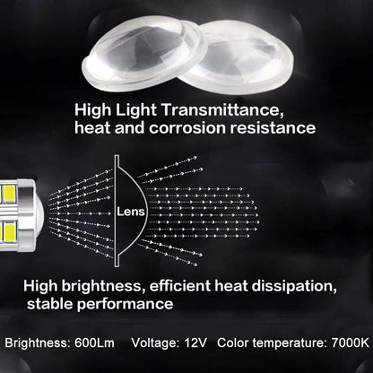 2/4/8PCS LED Car Bulbs – 1156/P21W & 1157/P21/5W – 12V 7000K