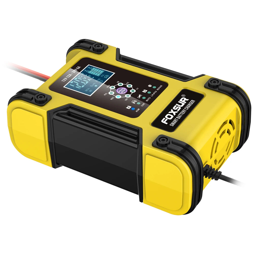 Automatic Car Battery Charger 12V – Safe & Efficient Charging