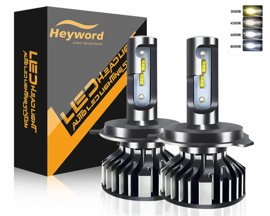 Car Headlight H4 160W 22000LM LED Bulb