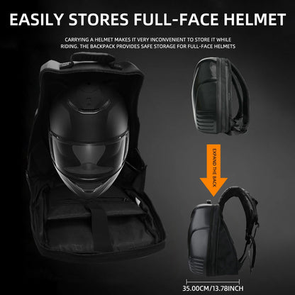 LOY Owl Design LED Display Smart Motorcycle & Cycling Backpack