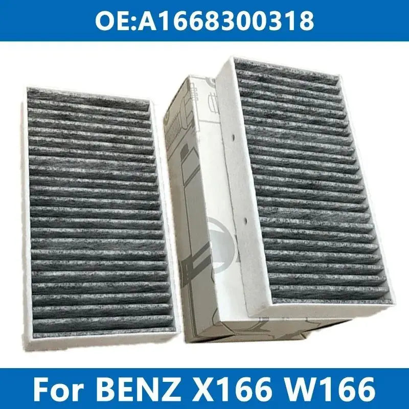 2Pcs Cabin Filter For BENZ