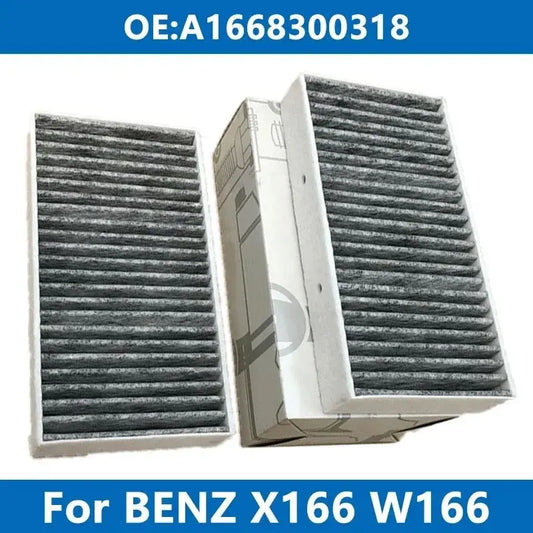 2Pcs Cabin Filter For BENZ