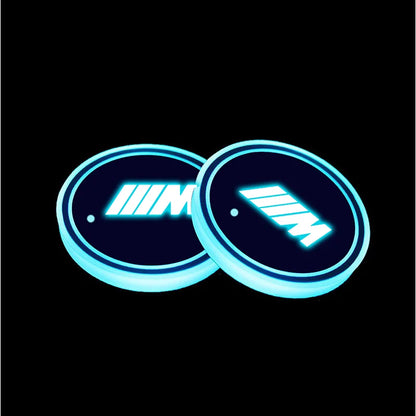 LED Luminous Car Water Cup Holder Coaster