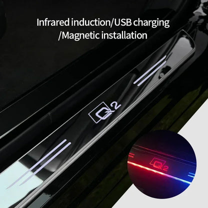 USB Power Moving LED Welcome Pedal