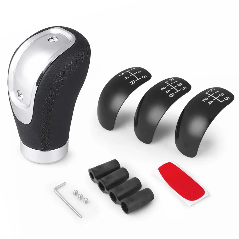 Leather Manual Car Gear Shift Knob