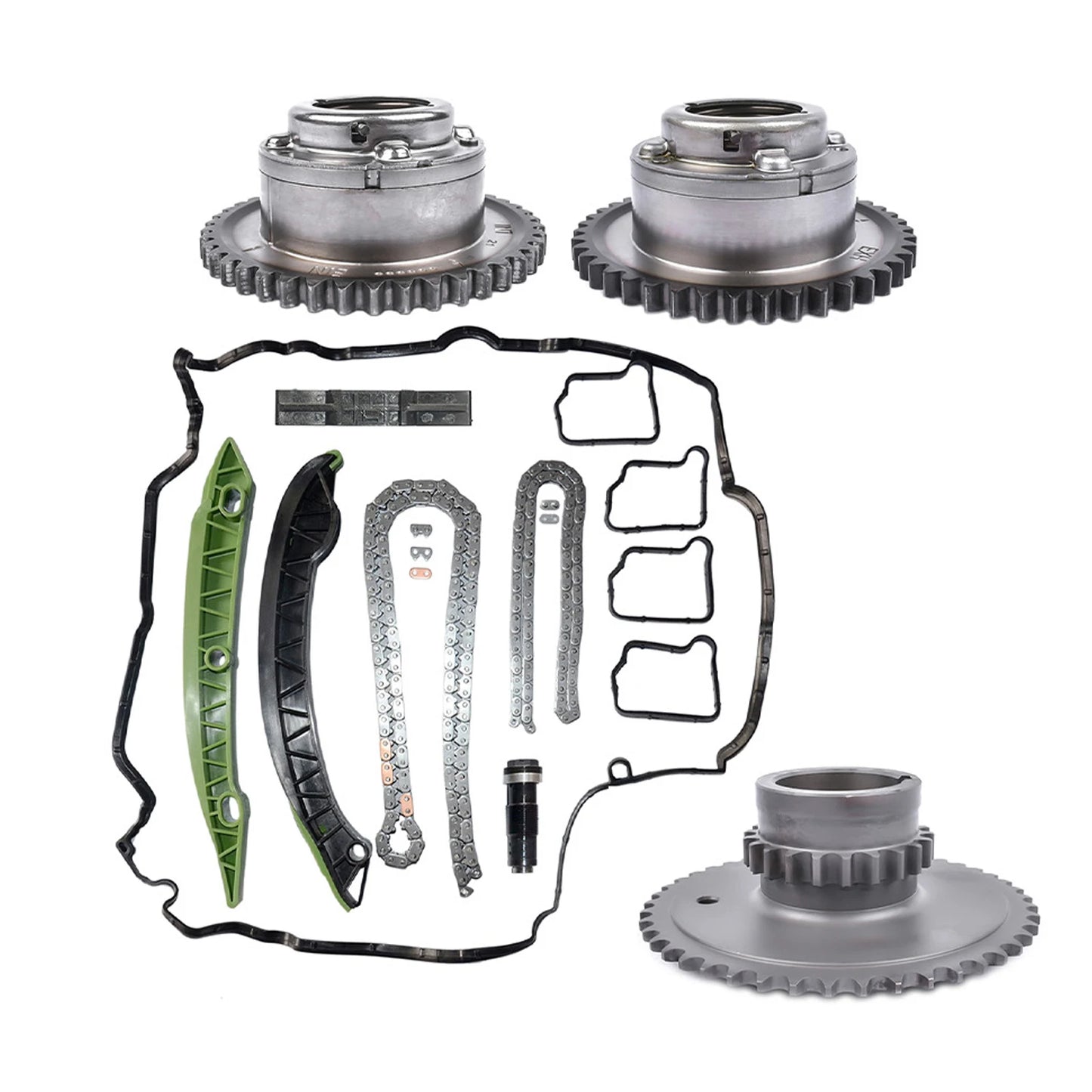Timing Chain Kit + Camshaft VVT Gears for Mercedes-Benz